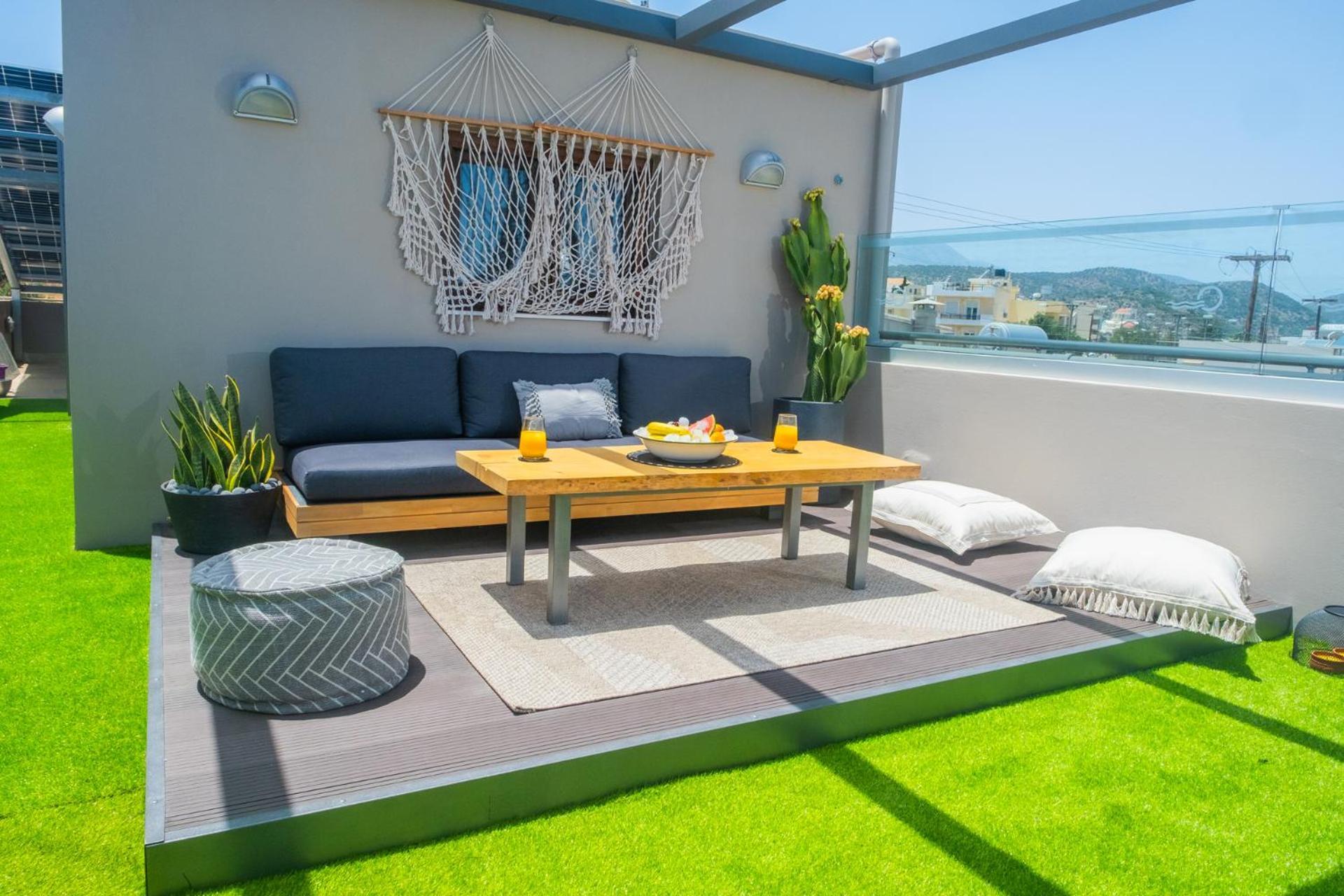 Thea Panoramic Sea View Apartment Agios Nikolaos Exterior foto